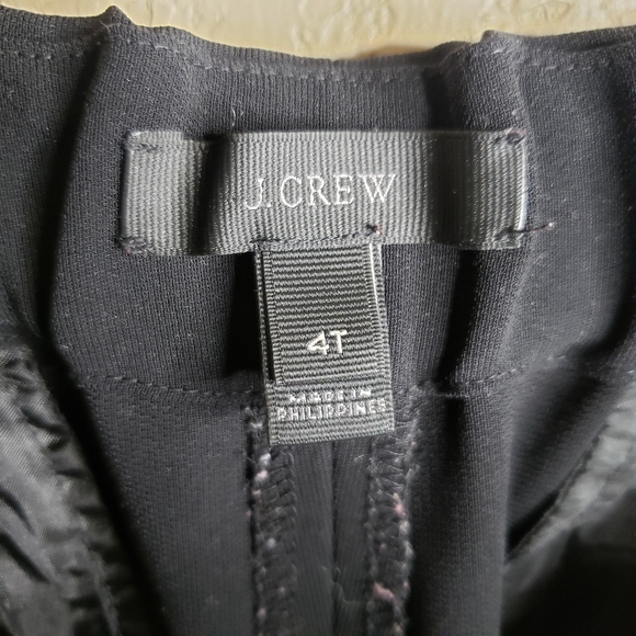 J. Crew 4 Tall Pull On Easy crop pant in four-season stretch Black - Picture 7 of 8